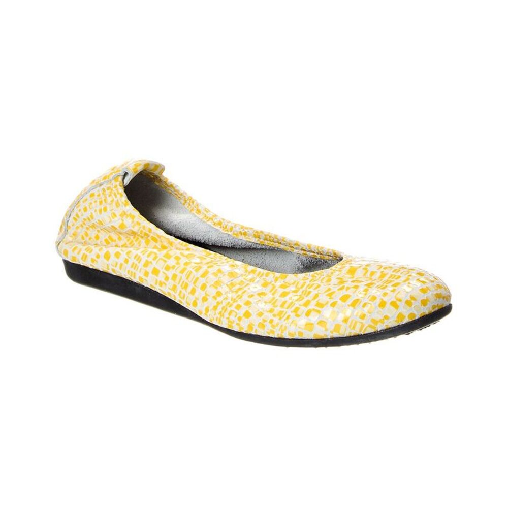 Arche Laius Leather Flat, Yellow